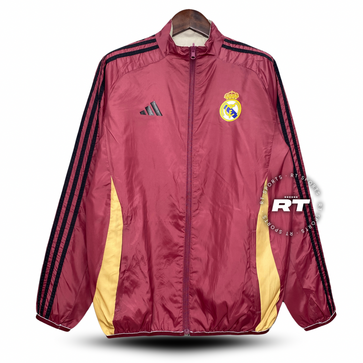 Casaco Corta Vento Real Madrid Dupla Face 2024/25