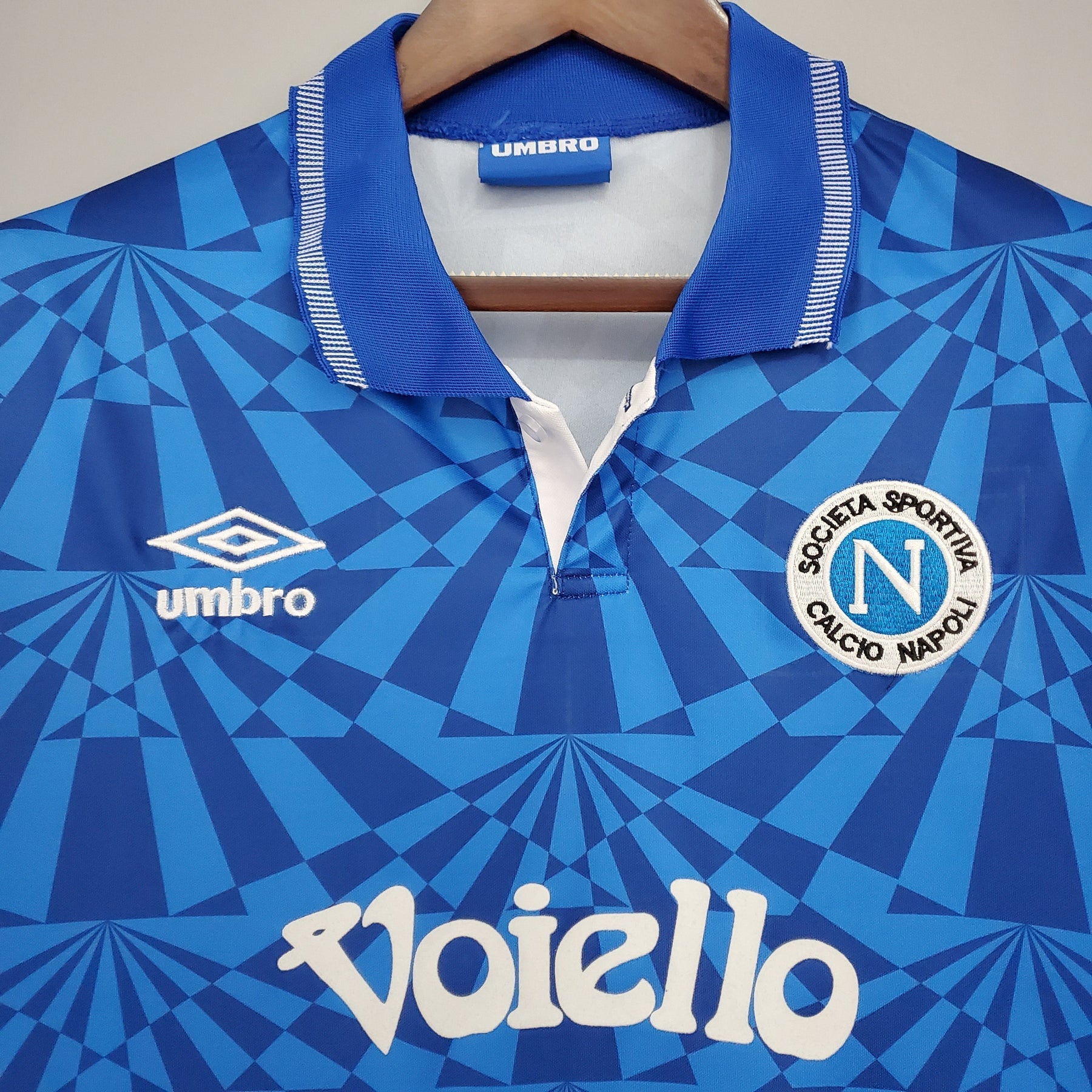 Camisola Napoli Titular 91/93 - Versão Retro