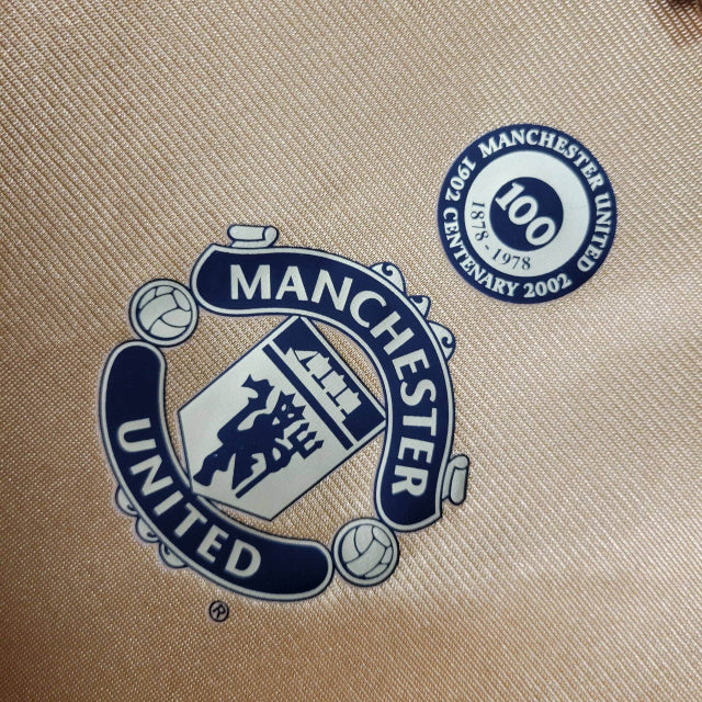 Camisola Manchester United 01/02 Versão Retro Dupla Face