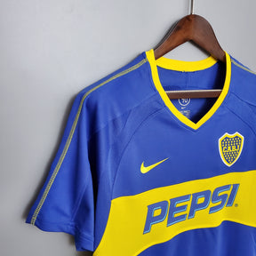 Camisola Boca Juniors Titular 03/04 - Versão Retro