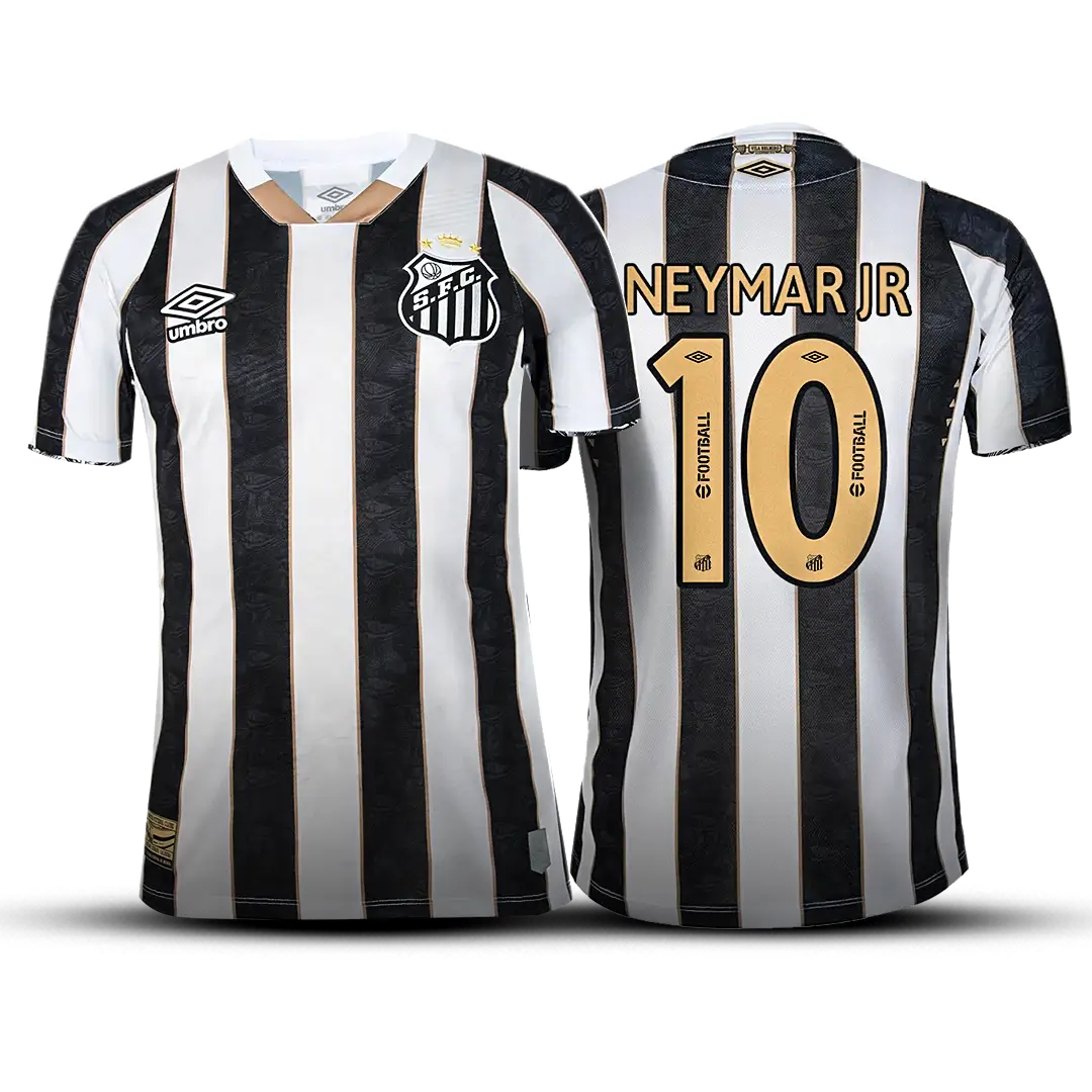 Camisola do Santos 2024/25 Away + #10 Neymar Jr.