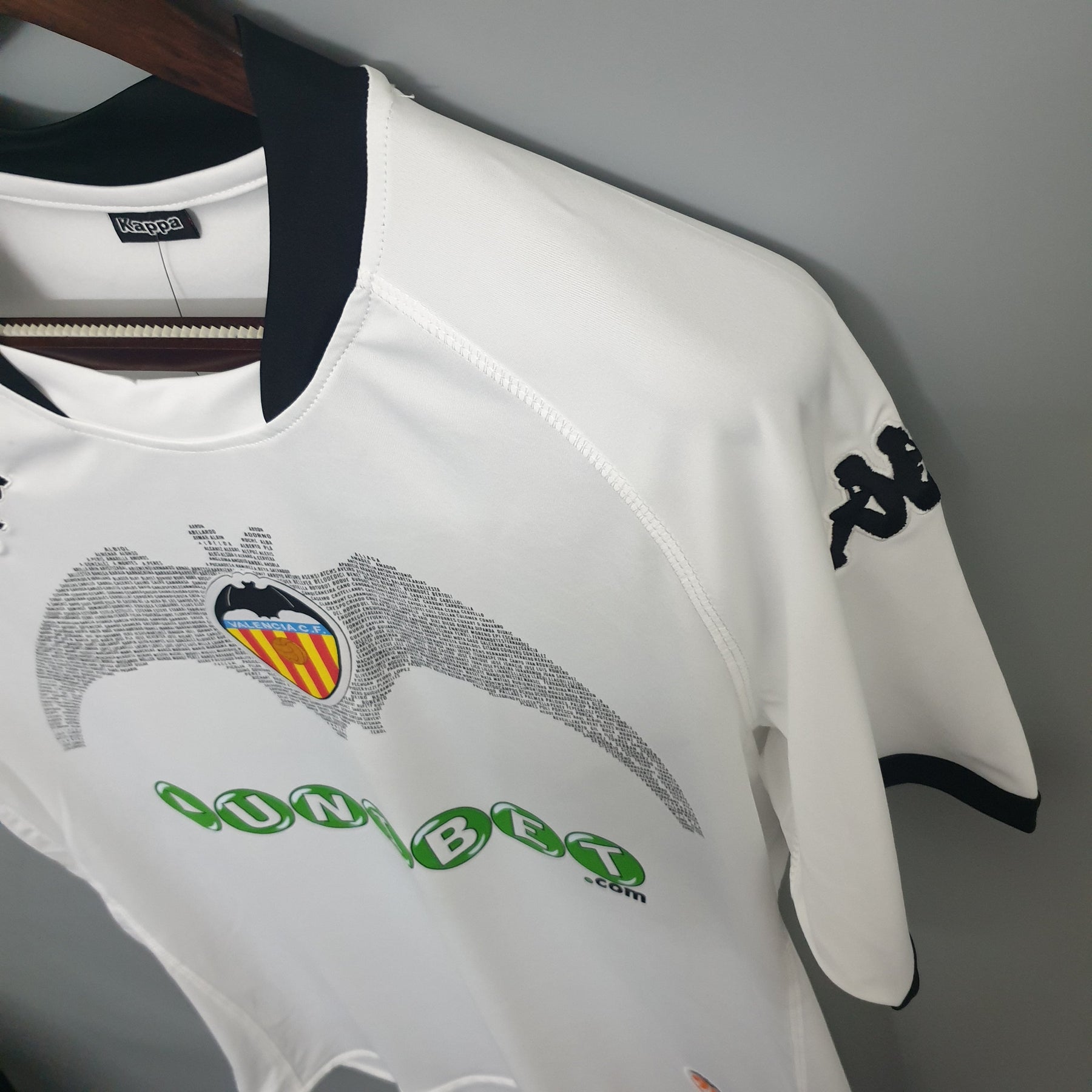 Camisola Valencia Titular 09/10 - Versão Retro