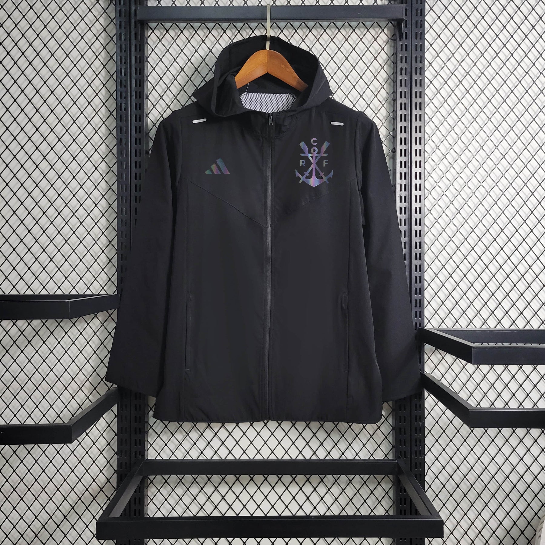 Casaco Corta Vento Flamengo Black 2023/24