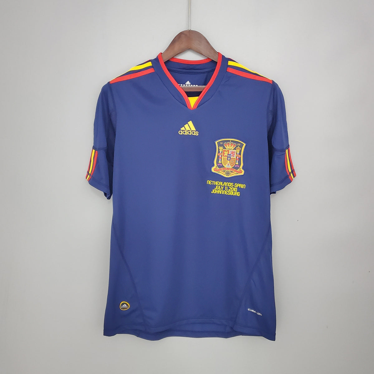 Camisola Espanha Reserva 2010 - Versão Retro