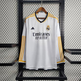 Camisola Real Madrid Home Manga comprida 23/24 - Adidas Adepto Masculina - Adepto