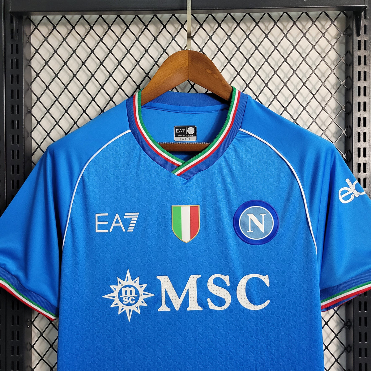 Camisola Napoli Home 23/24 EA7 Adepto Masculina
