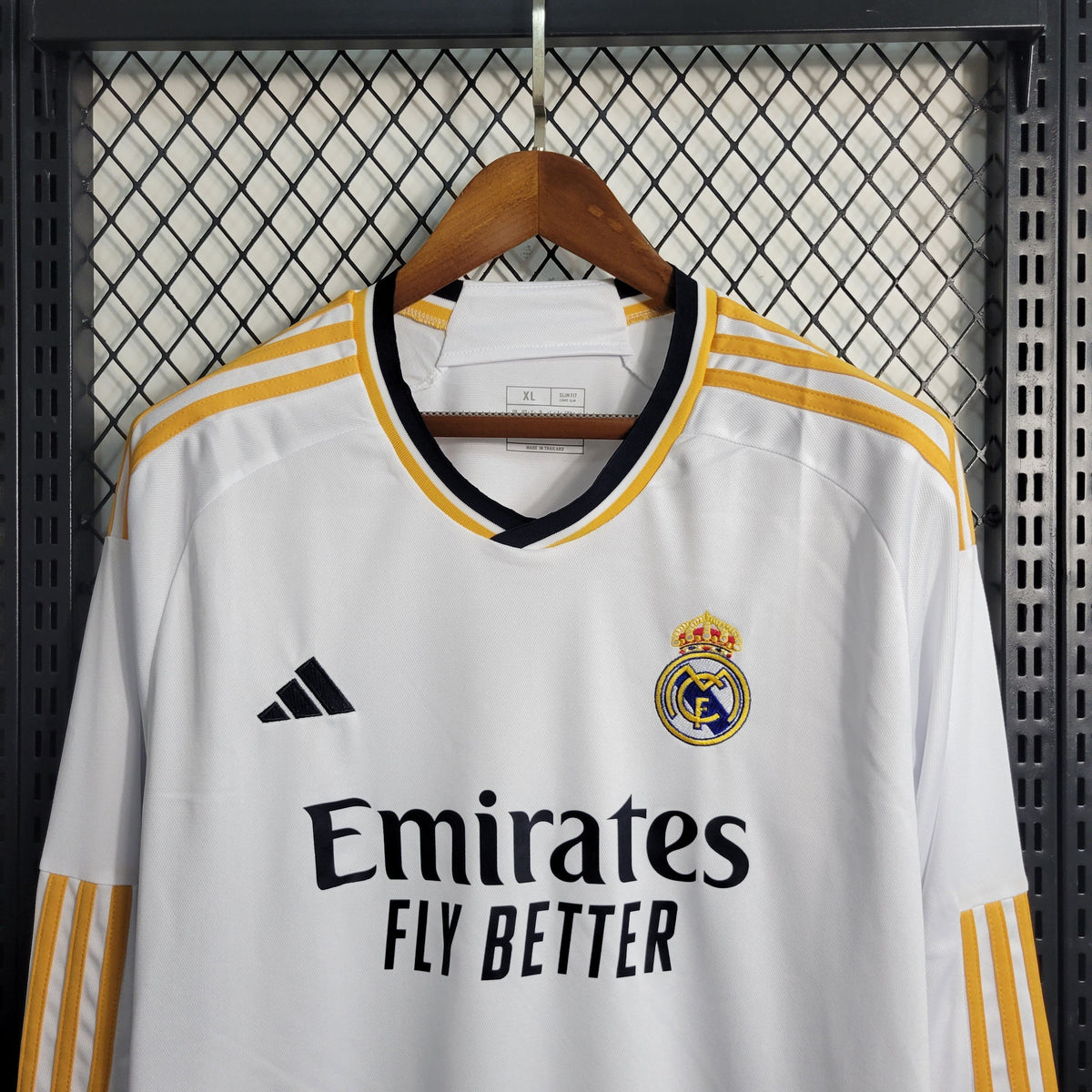 Camisola Real Madrid Home Manga comprida 23/24 - Adidas Adepto Masculina - Adepto