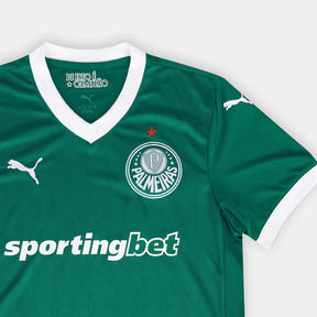 Camisola Palmeiras Home 25/26 Adepto Puma Masculina