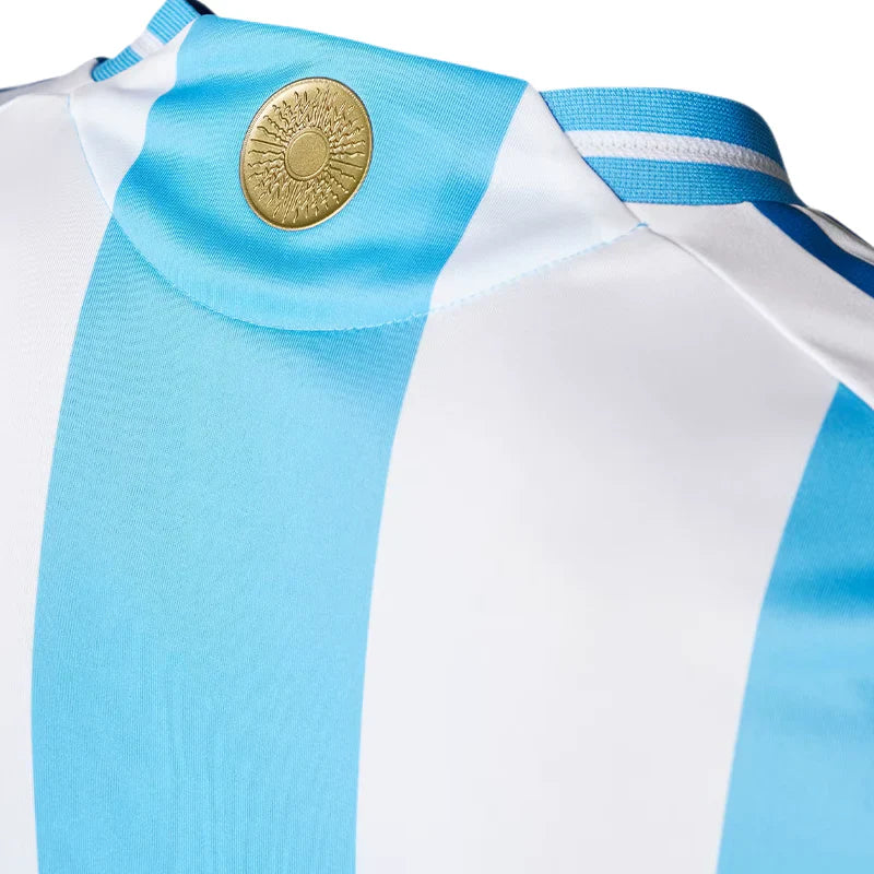 Argentina 24/25 Adidas Adepto Masculina Com Patch de Campeão