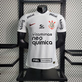 Camisola Corinthians Home 23/24 Nike Jogador Masculina + Patrocínio
