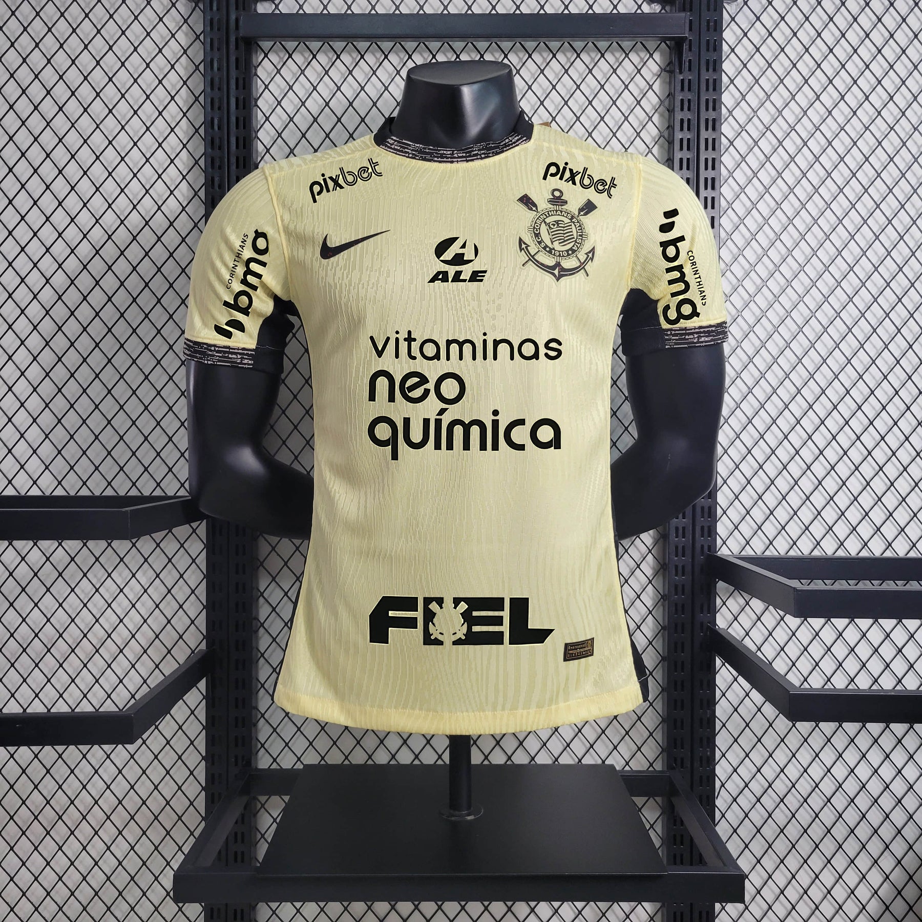 Camisola Corinthians Away III 23/24 Nike Jogador Masculina + Patrocínio