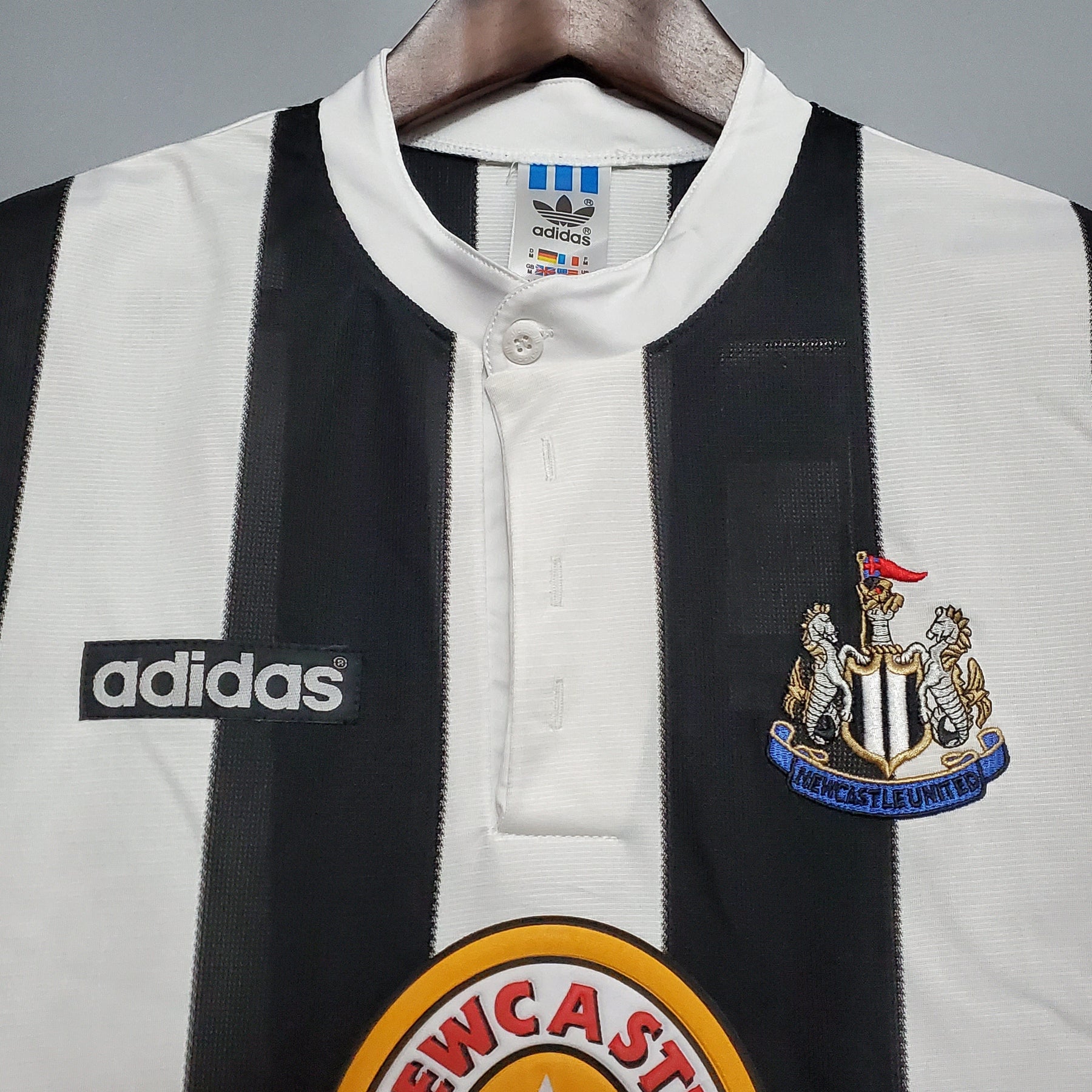 Camisola Newcastle Titular 95/97 - Versão Retro