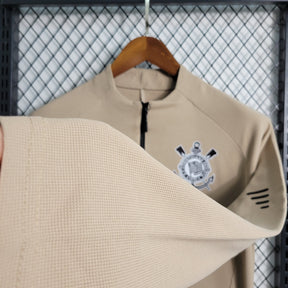 Casaco Corta Vento Branco Corinthians 23/24 Bege