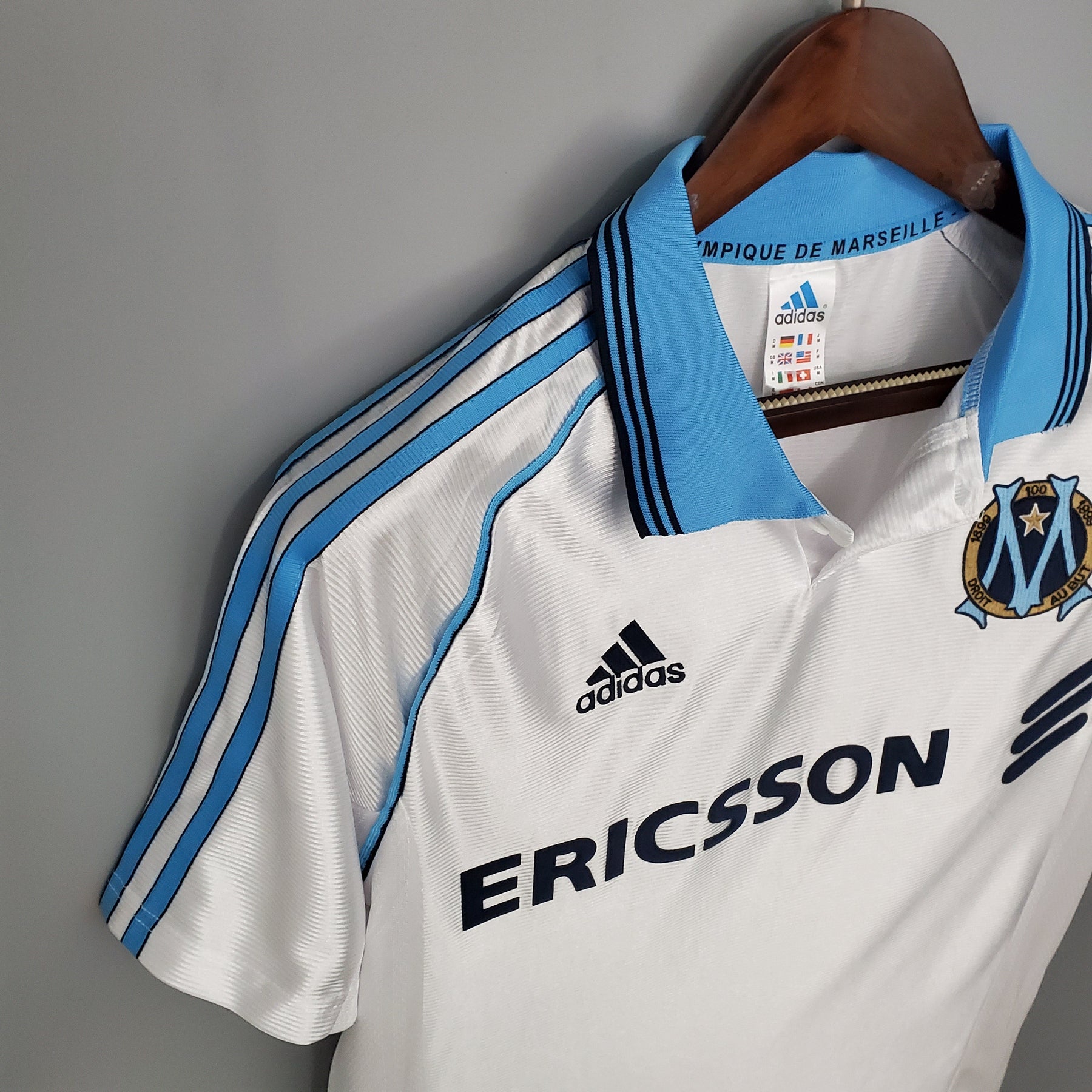 Camisola Olympique de Marseille Titular 98/99 - Versão Retro