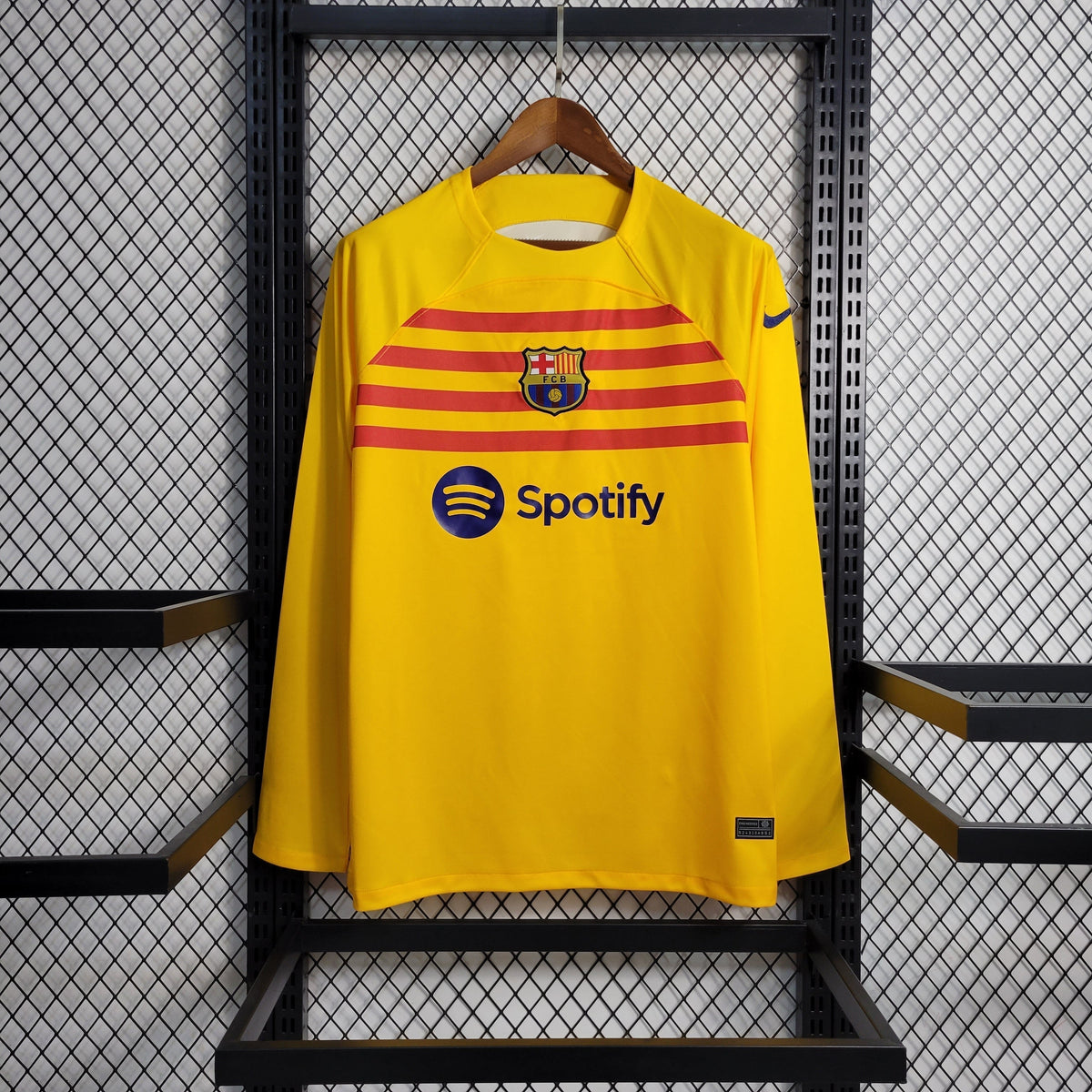 Camisola Barcelona 4 Manga comprida 23/24 - Versão Adepto
