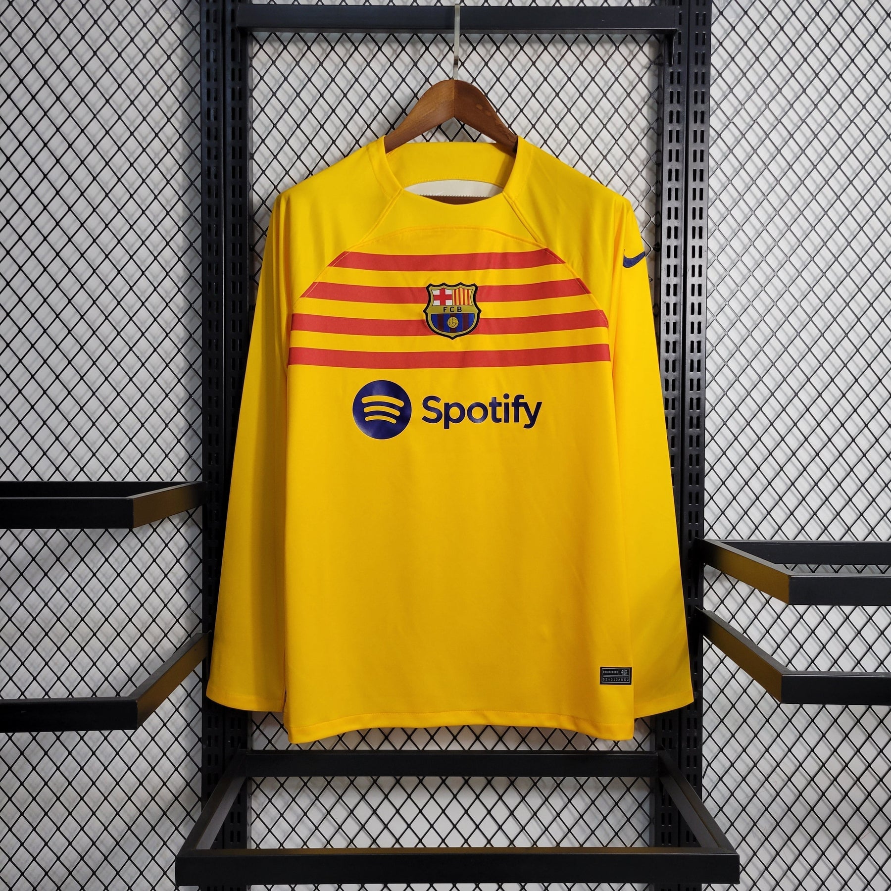 Camisola Barcelona 4 Manga comprida 23/24 - Versão Adepto