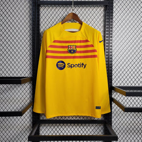 Camisola Barcelona 4 Manga comprida 23/24 - Versão Adepto