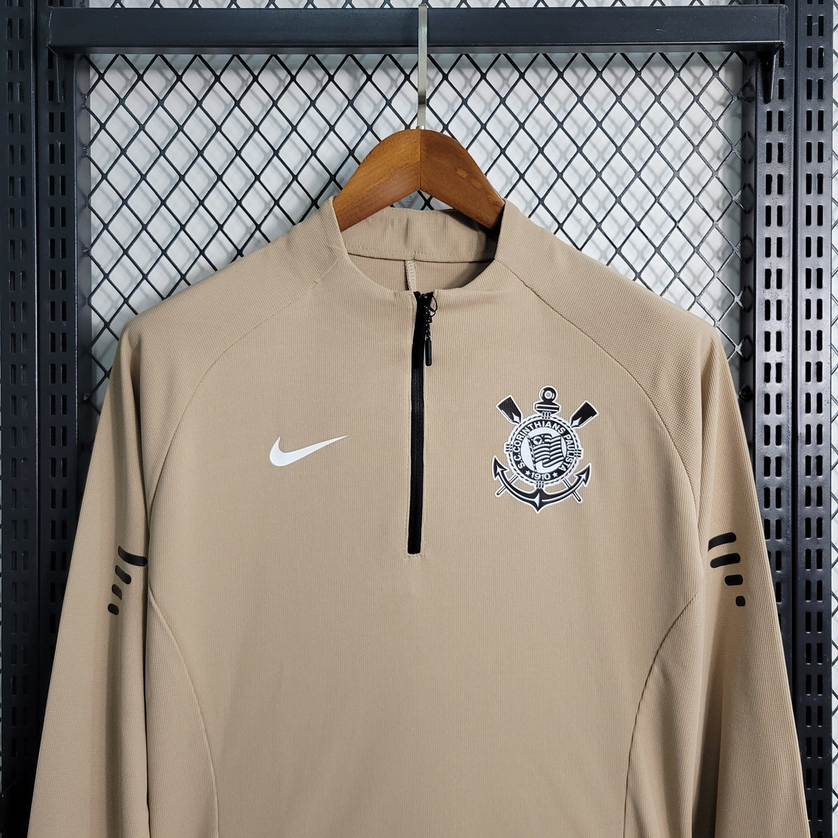 Casaco Corta Vento Branco Corinthians 23/24 Bege