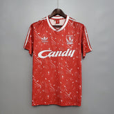 Camisola Liverpool Titular 89/91 - Versão Retro