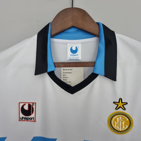 Camisola Inter de Milão Reserva 90/91 - Versão Retro