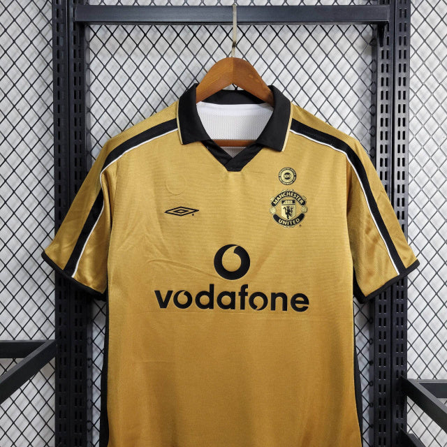 Camisola Manchester United 01/02 Versão Retro Dupla Face