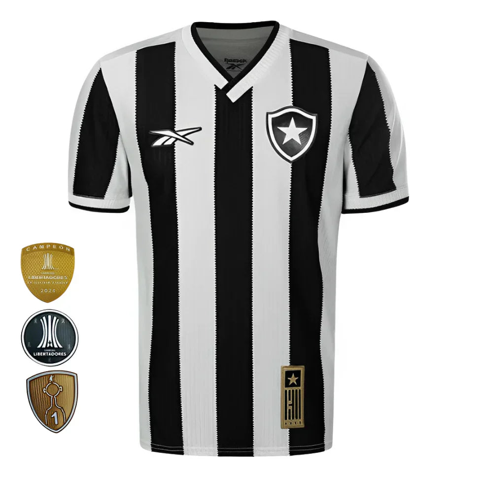Camisola Botafogo Reebok 2024/25 Lançamento Com Patch da Libertadores