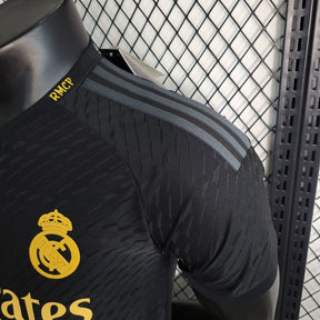 Camisola Real Madrid Away Preta III 23/24 - Versão Jogador Masculina