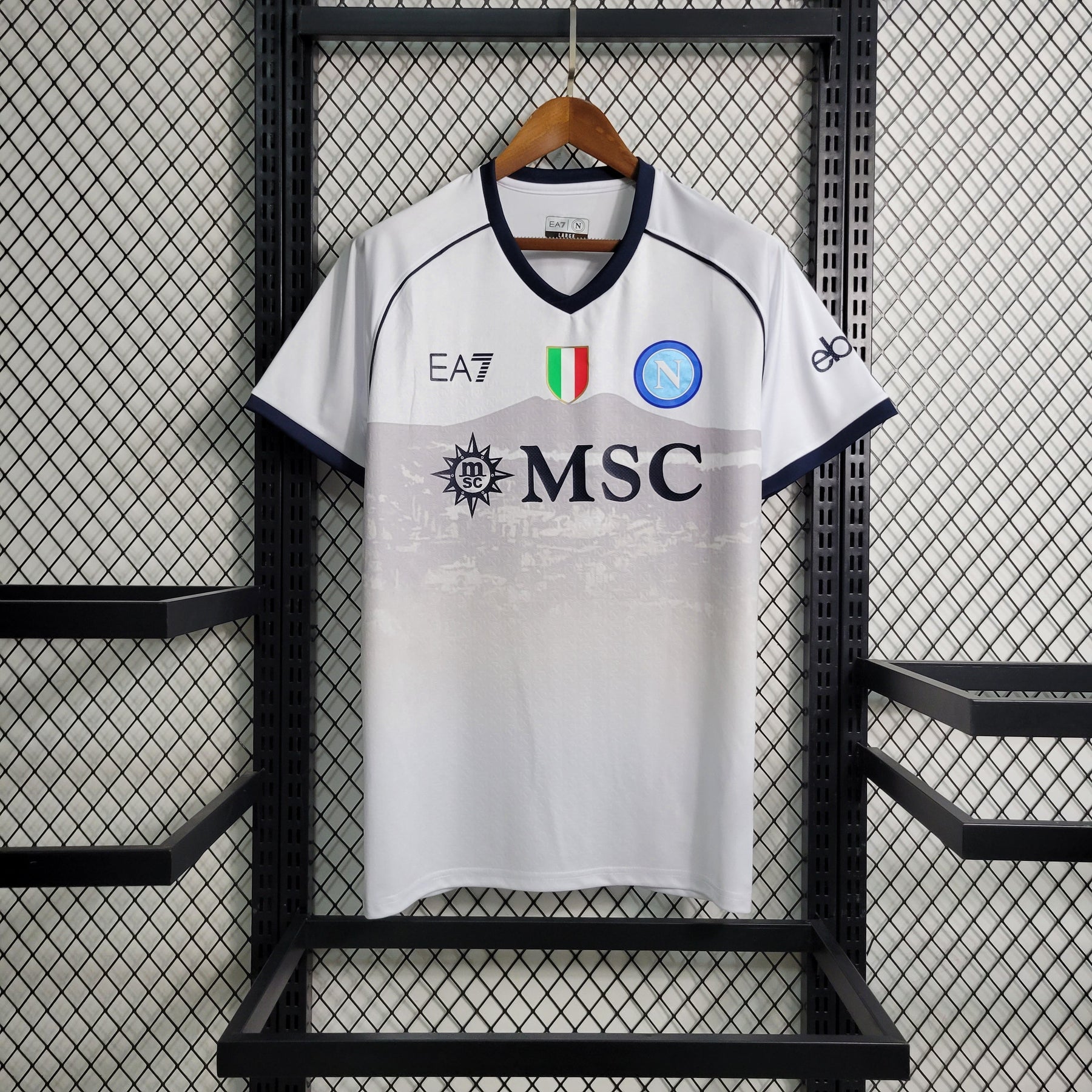 Camisola Napoli Away 23/24 EA7 Adepto Masculina