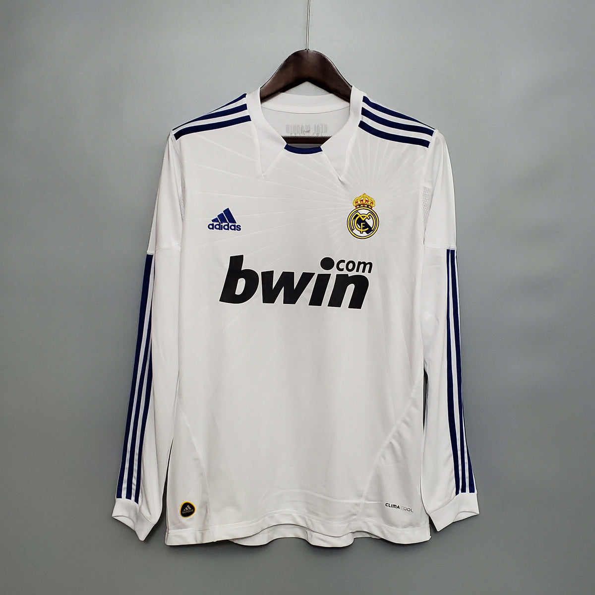 Camisola Real Madrid Titular 10/11 - Versão Retro Manga Comprida