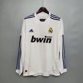 Camisola Real Madrid Titular 10/11 - Versão Retro Manga Comprida