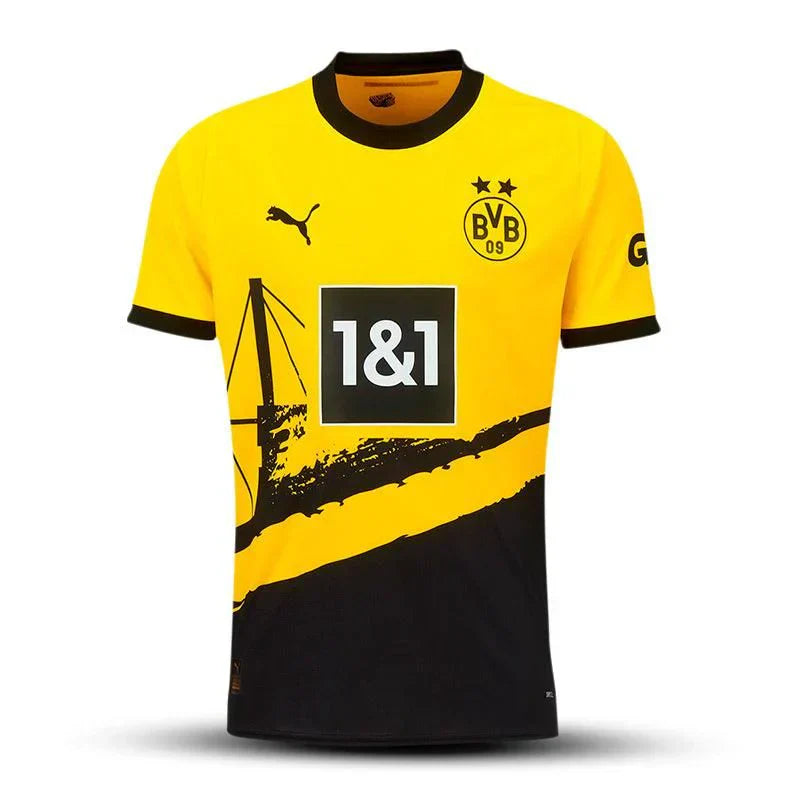 Camisola Borussia Dortmund Home 23/24 - Puma Adepto Masculina - Lançamento