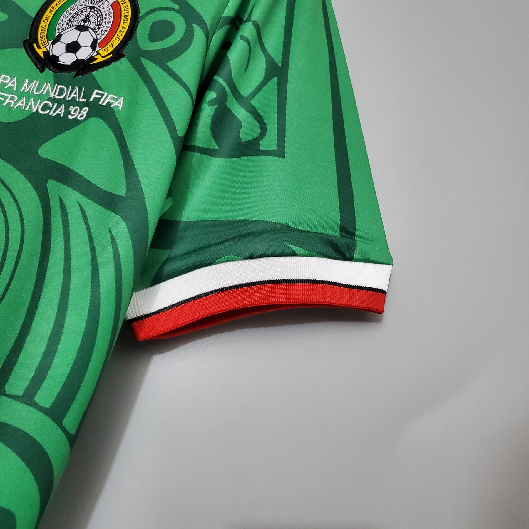 Camisola México Titular 1998 - Versão Retro