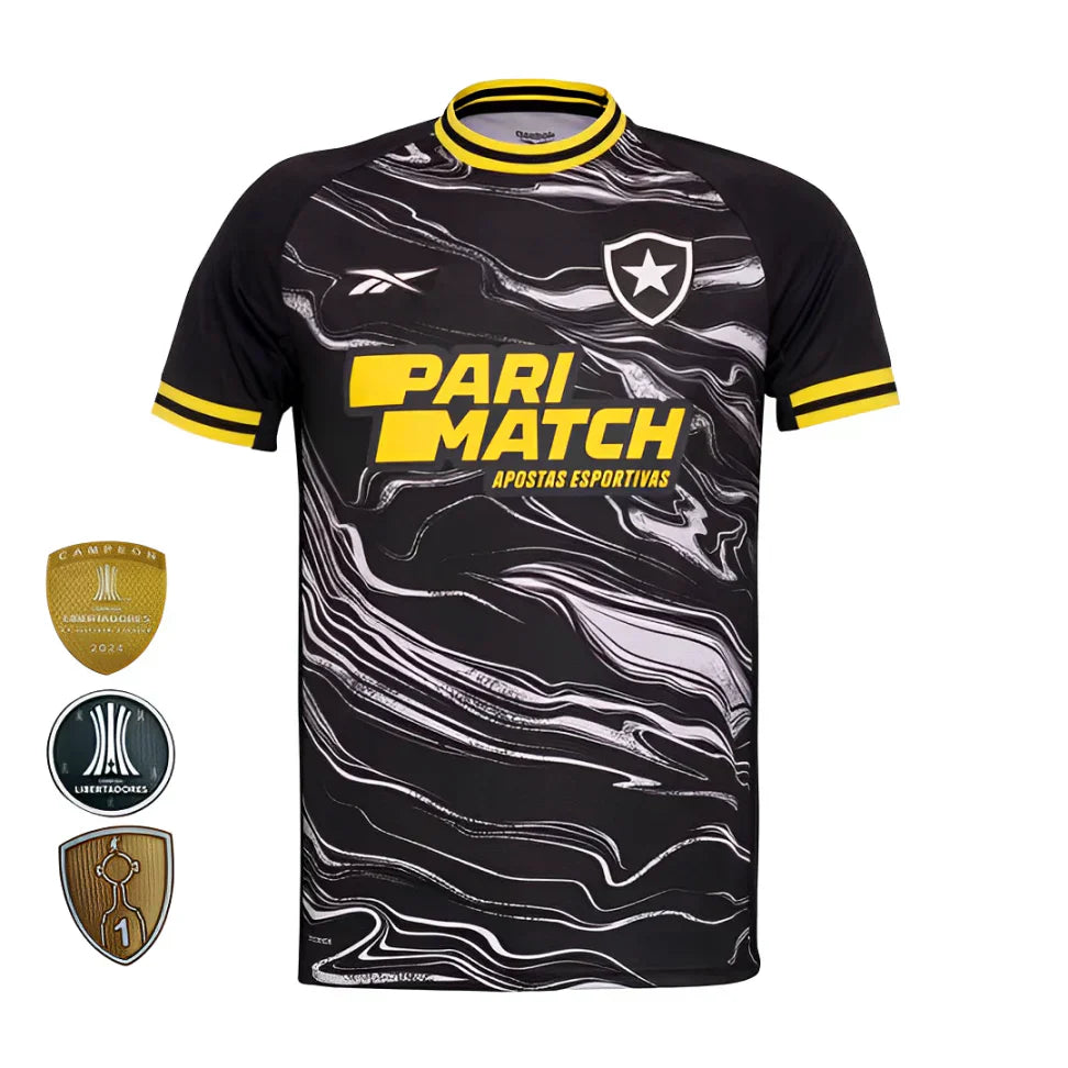 Camisola Botafogo Reebok 2024/25 Lançamento Com Patch da Libertadores