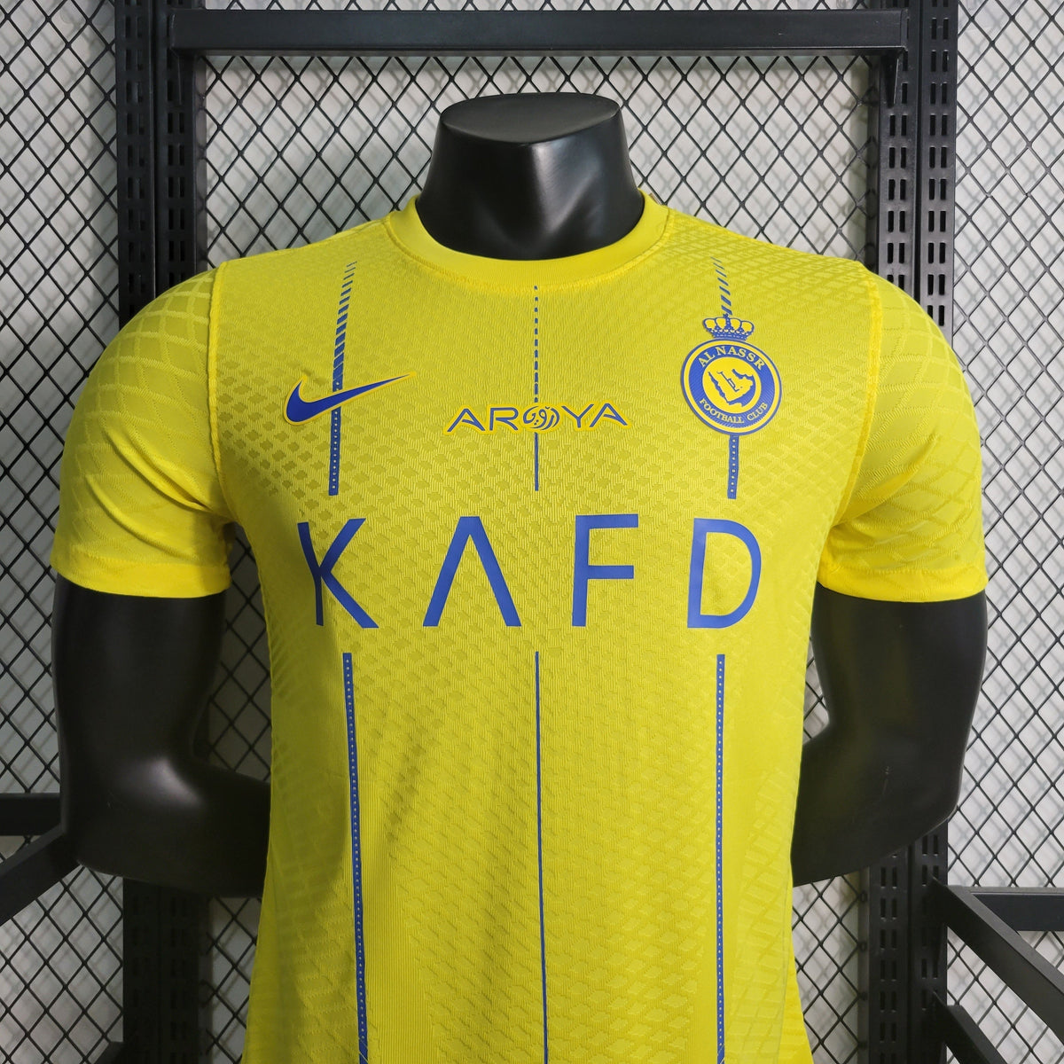 Camisola Al Nassr Home 23/24 - Nike Jogador Masculina - Lançamento