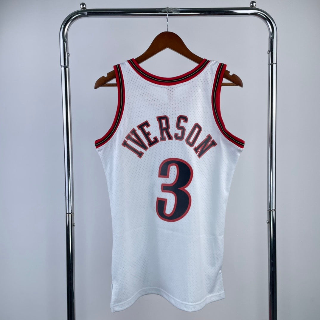 Regata Philadelphia 76ers Mitchell & Ness Home Edition 97/98 - Rei da Pelada