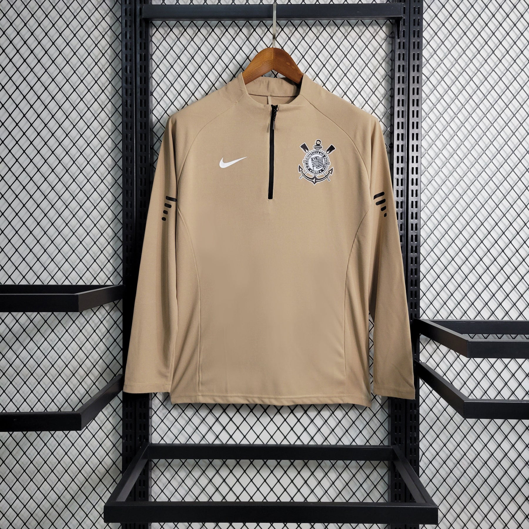 Casaco Corta Vento Branco Corinthians 23/24 Bege