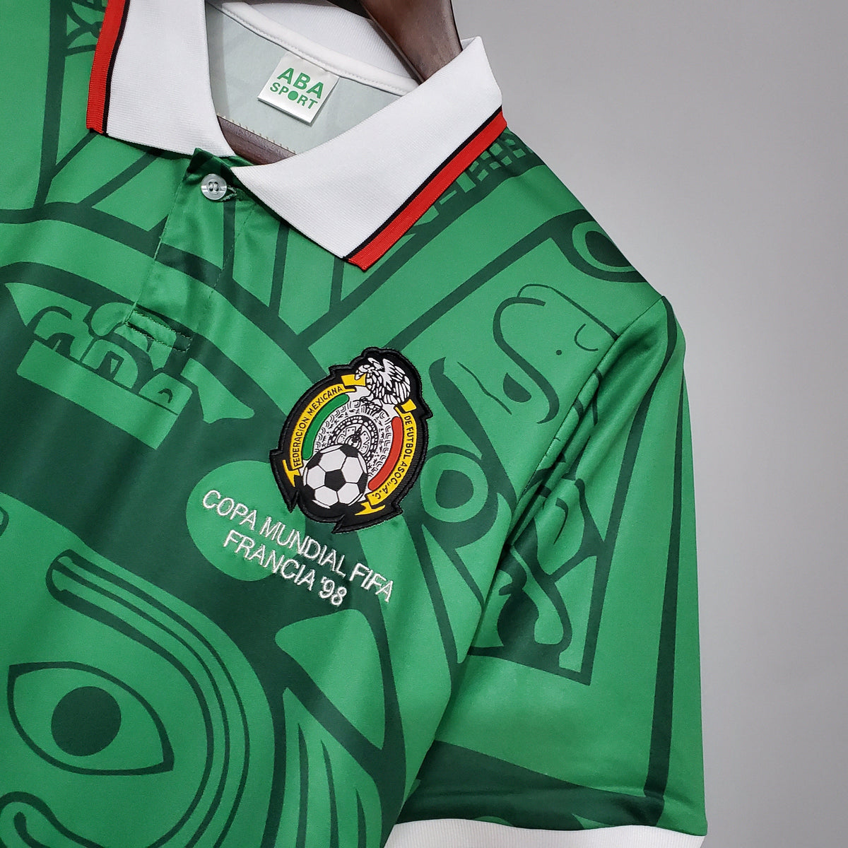 Camisola México Titular 1998 - Versão Retro