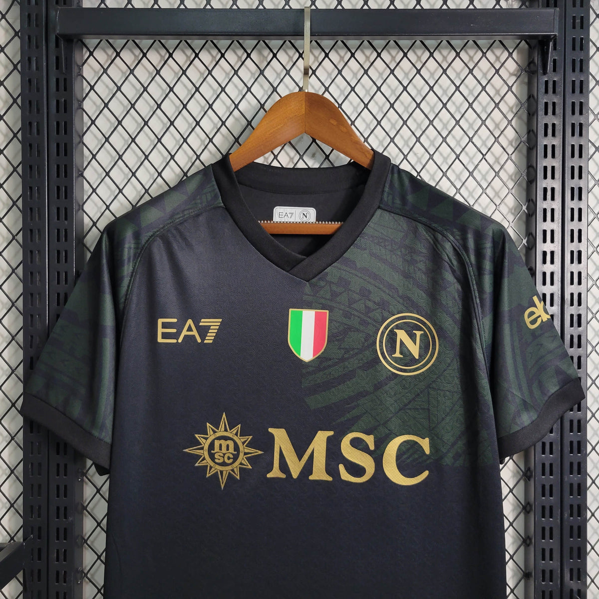 Camisola Napoli Away 23/24 EA7 Adepto Masculina - Lançamento
