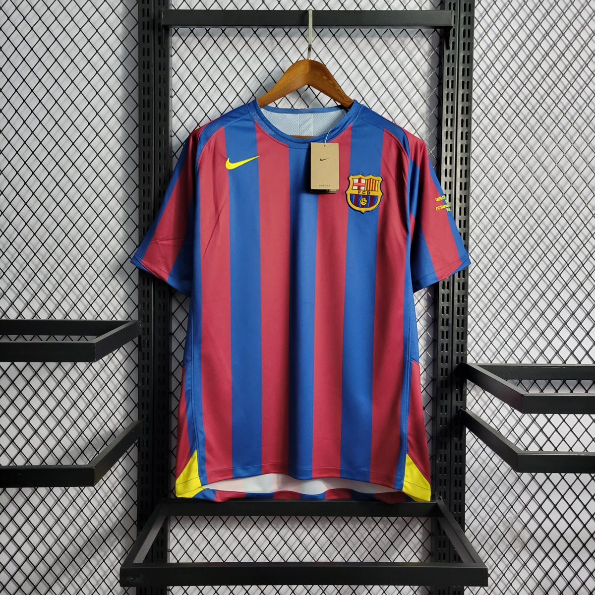 Camisola Barcelona Titular 2006 - Versão Retro