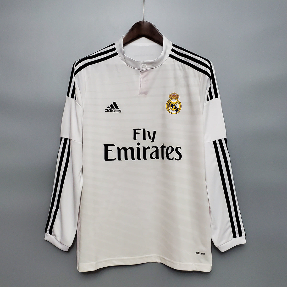 Camisola Real Madrid Titular 14/15 - Versão Retro Manga Comprida