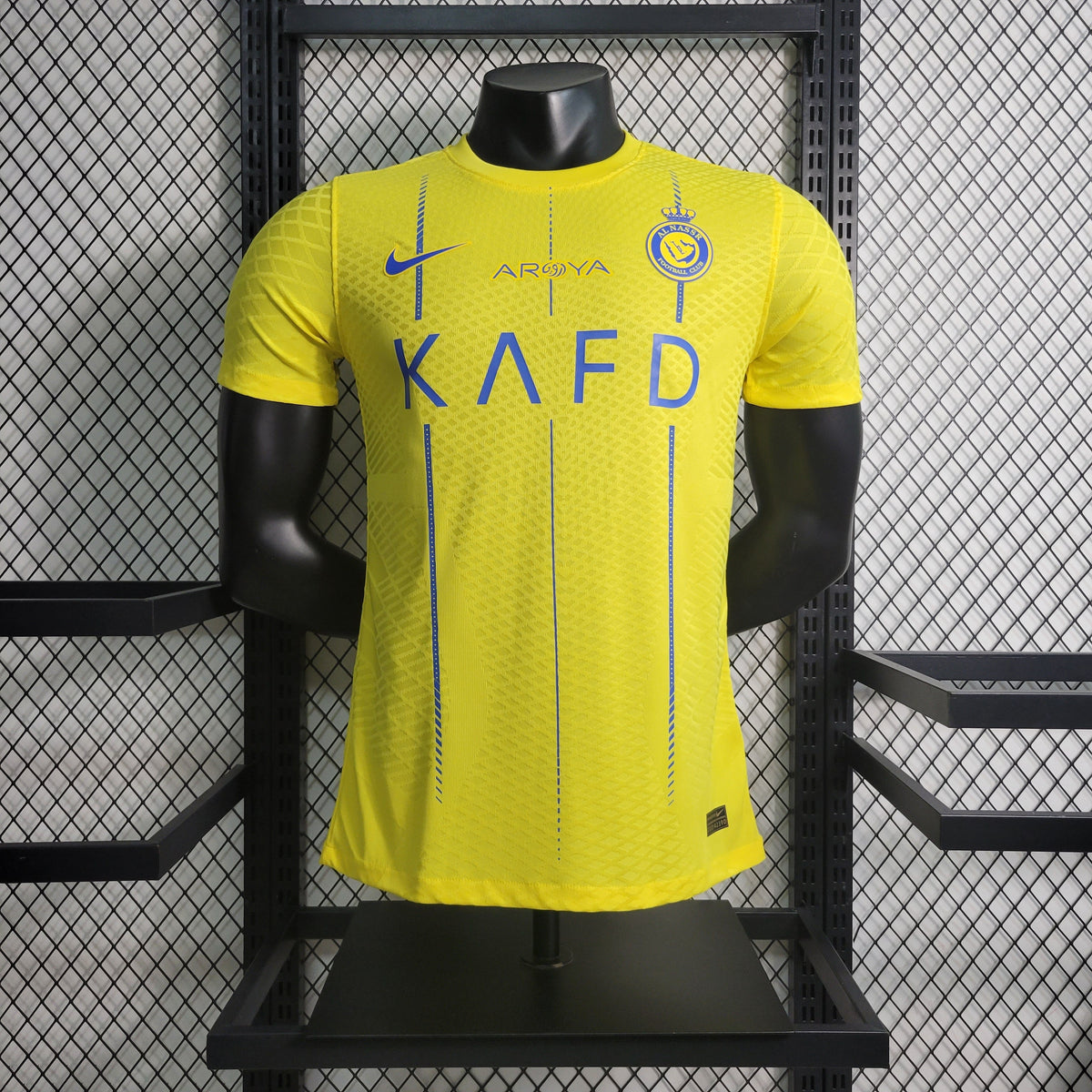 Camisola Al Nassr Home 23/24 - Nike Jogador Masculina - Lançamento
