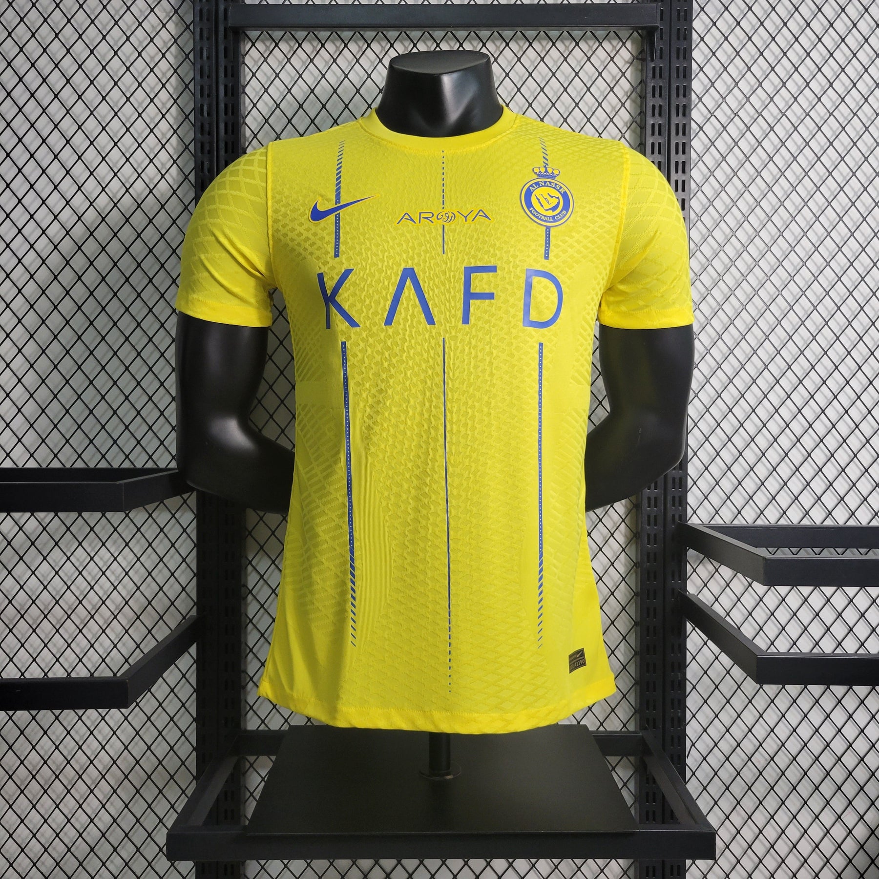 Camisola Al Nassr Home 23/24 - Nike Jogador Masculina - Lançamento