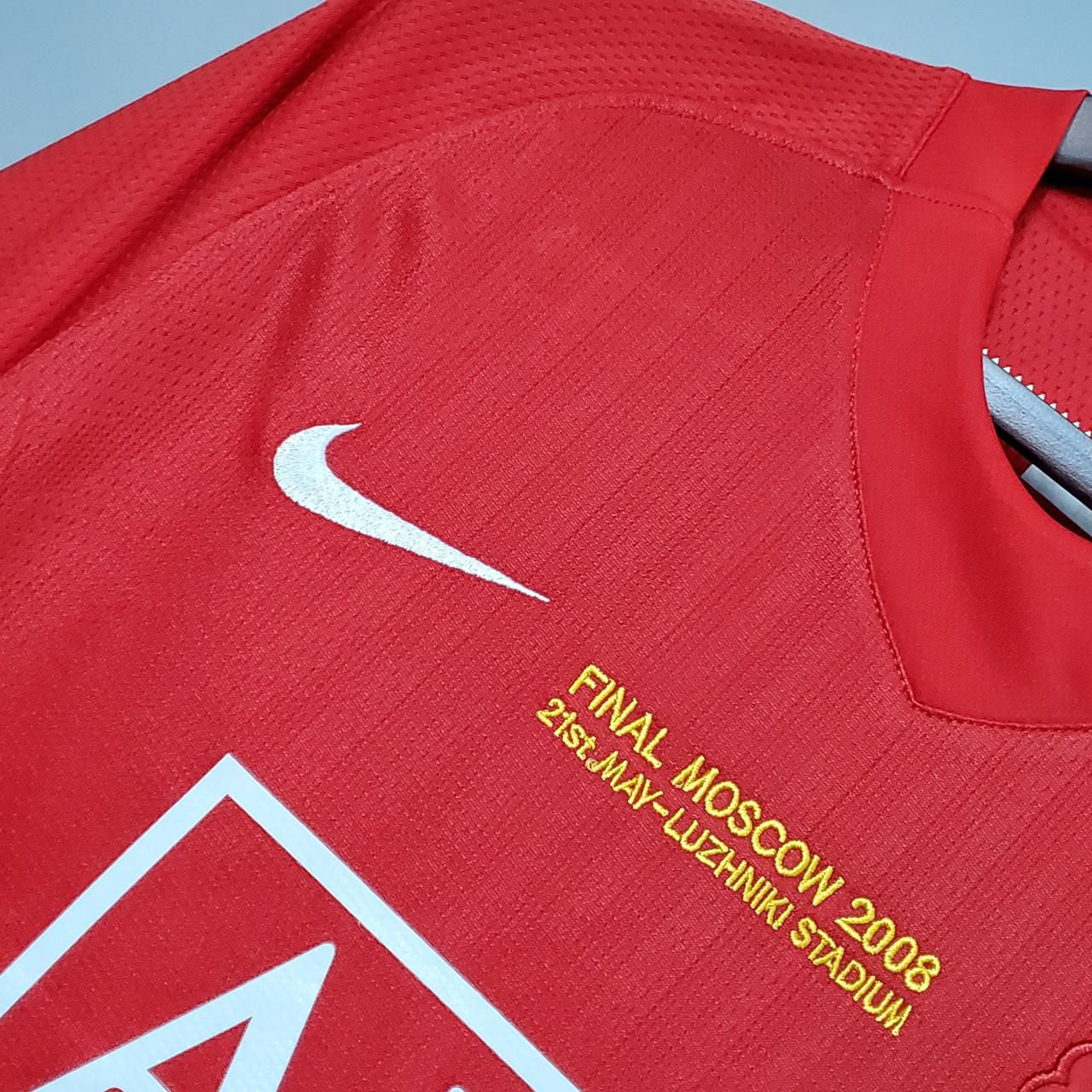 Camisola Manchester United 2007/08 Retro Masculina