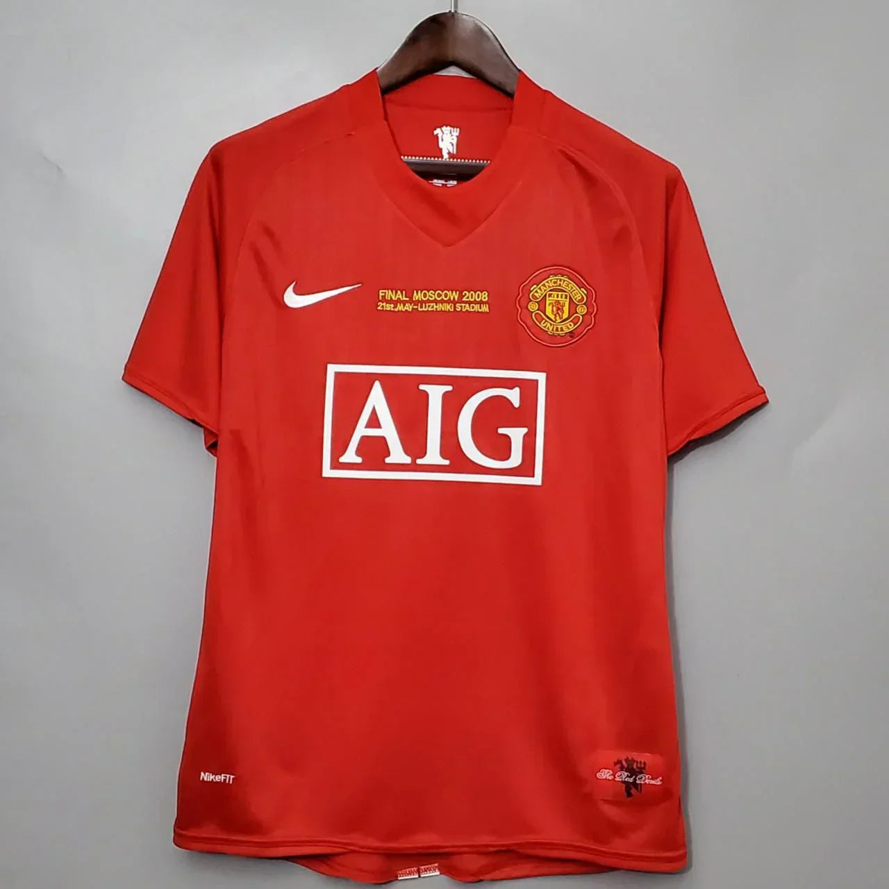 Camisola Manchester United 2007/08 Retro Masculina