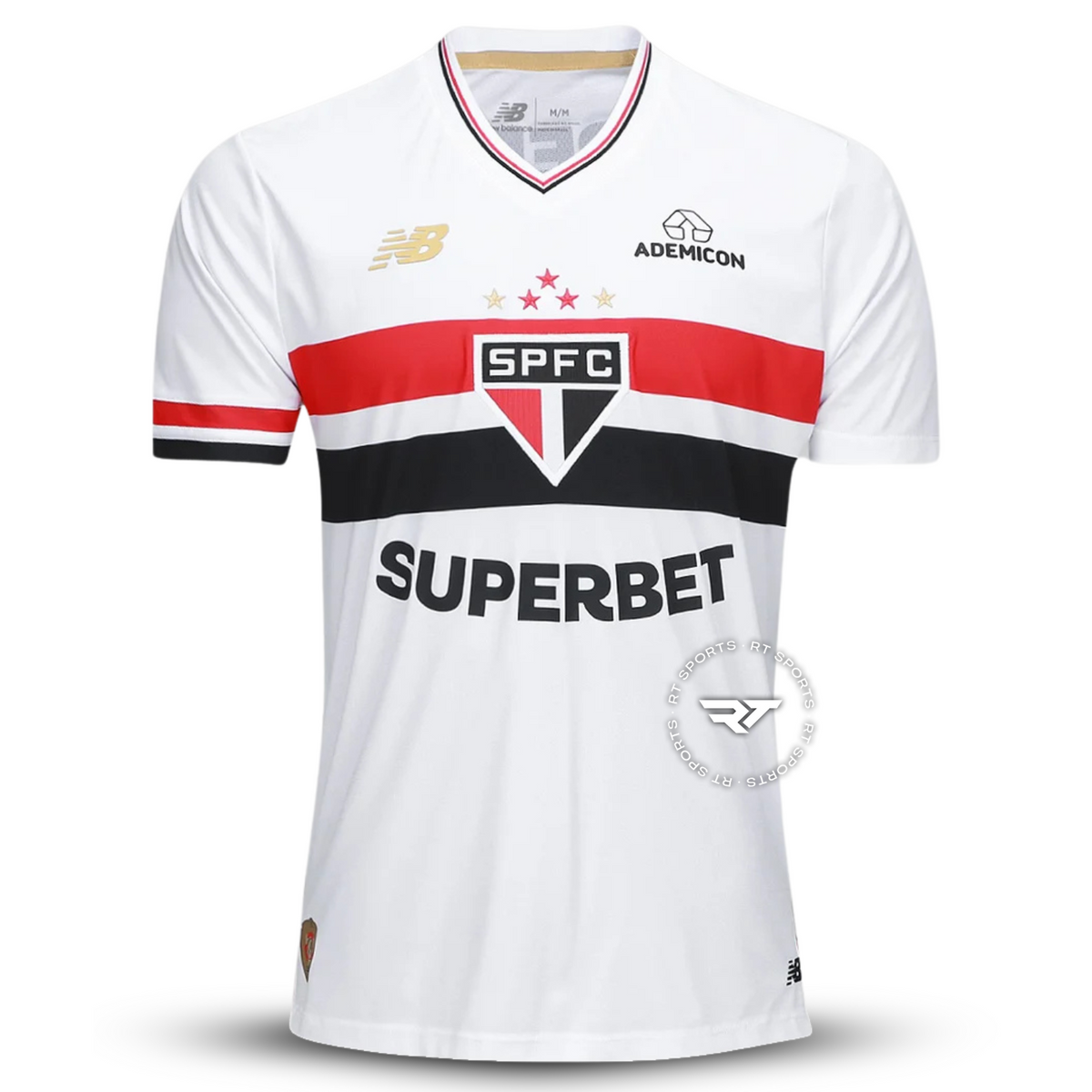 Camisola São Paulo 25/26 Home Adepto New Balance Masculina