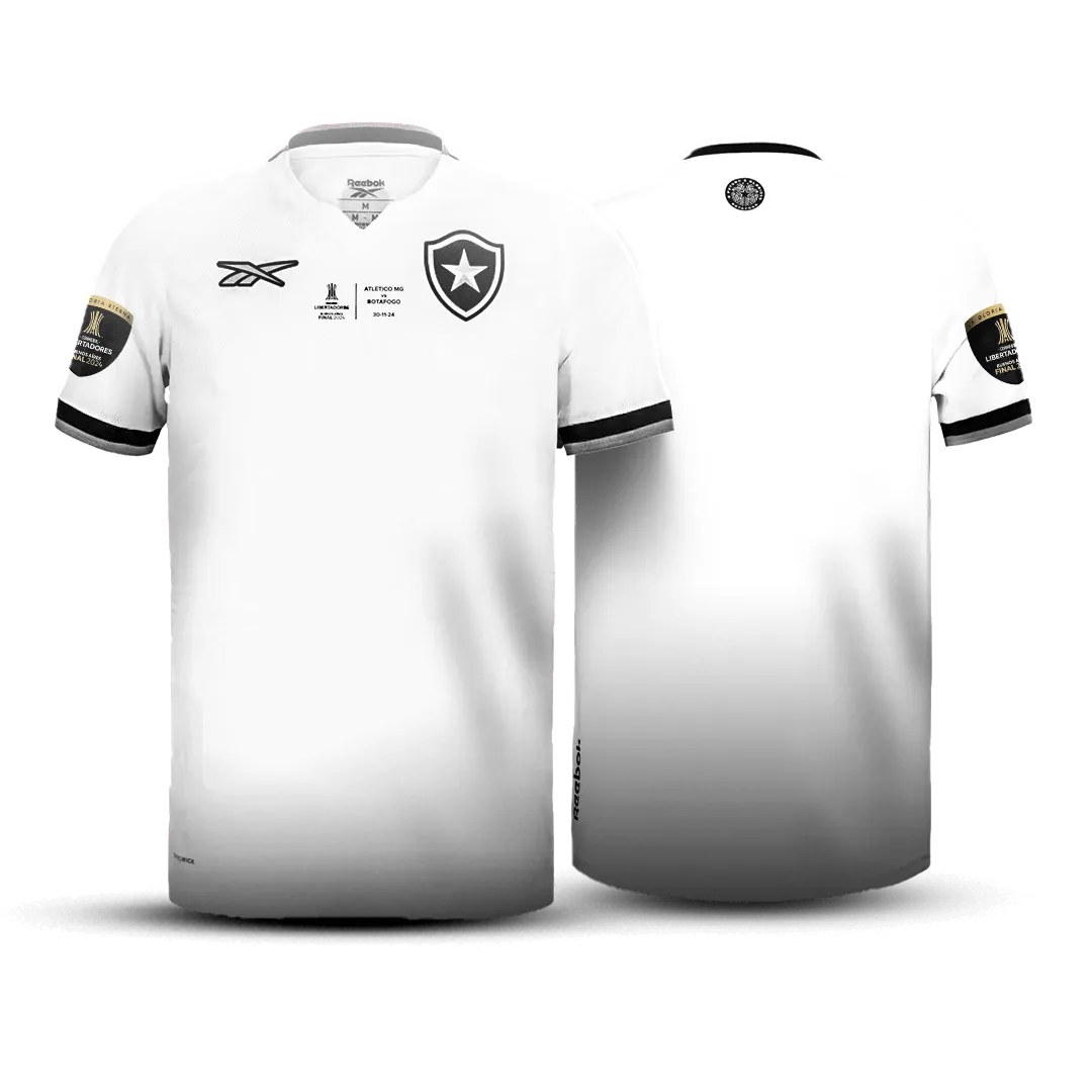 Camisola Botafogo Reebok 2024/25 Lançamento Com Patch Usado na Final da Libertadores