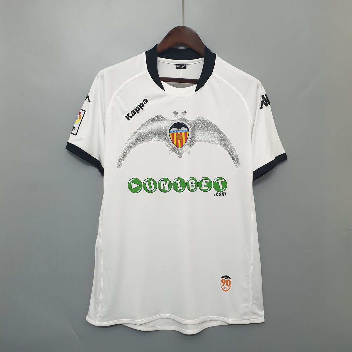Camisola Valencia Titular 09/10 - Versão Retro