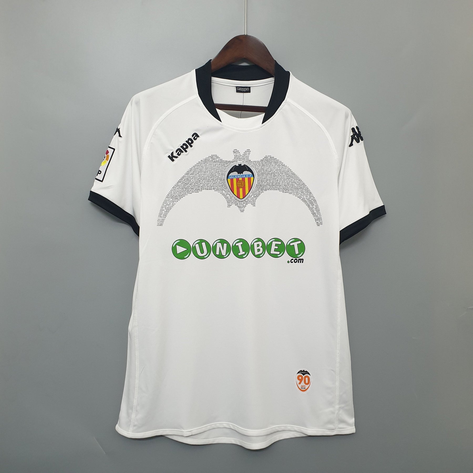 Camisola Valencia Titular 09/10 - Versão Retro