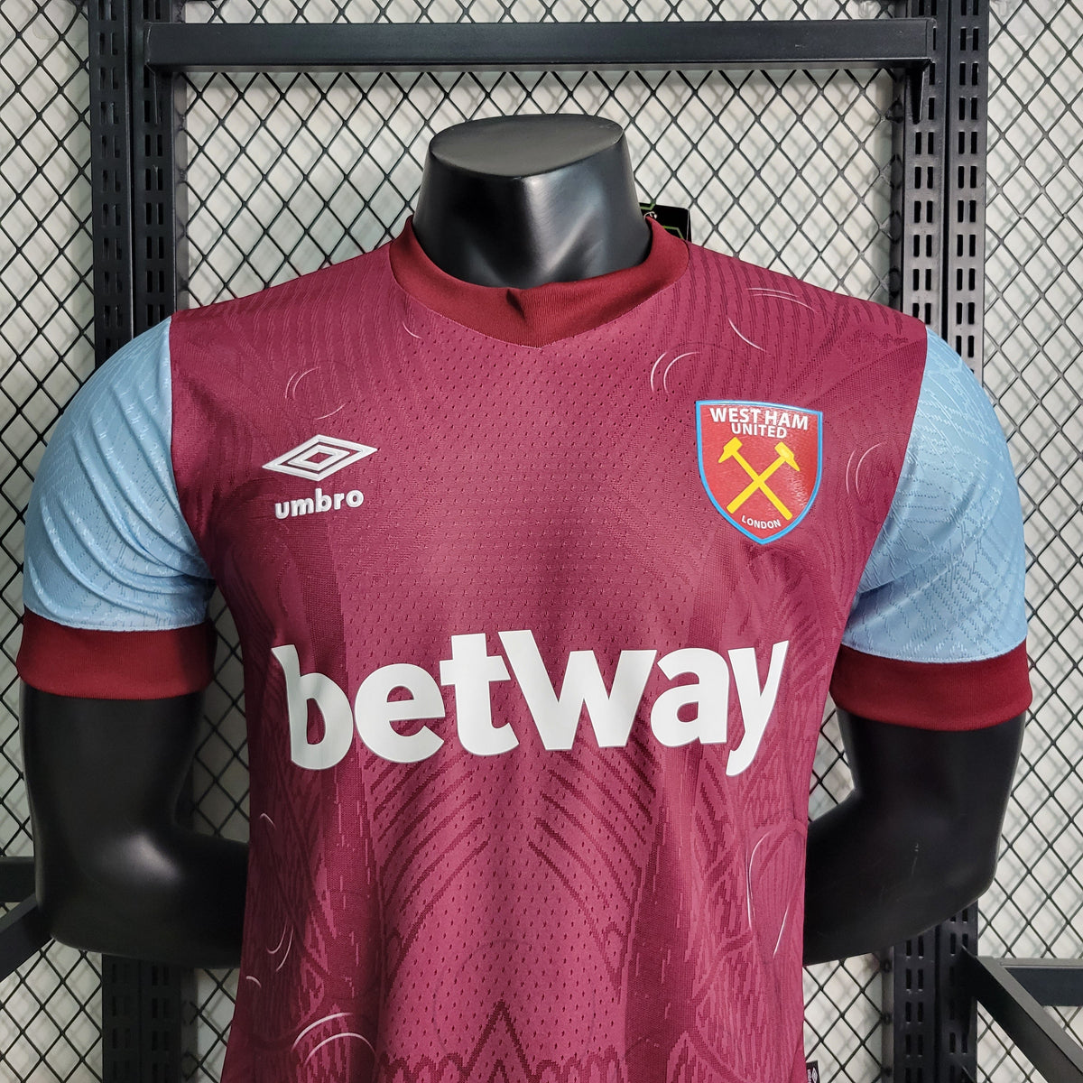 Camisola West Ham Home 23/24 - Umbro Jogador Masculino