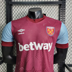 Camisola West Ham Home 23/24 - Umbro Jogador Masculino